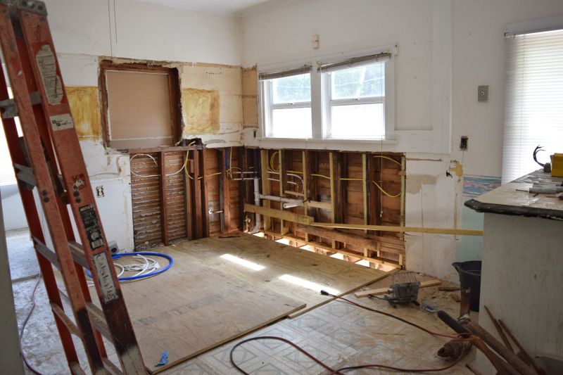 Hardwood Floor Demolition detail