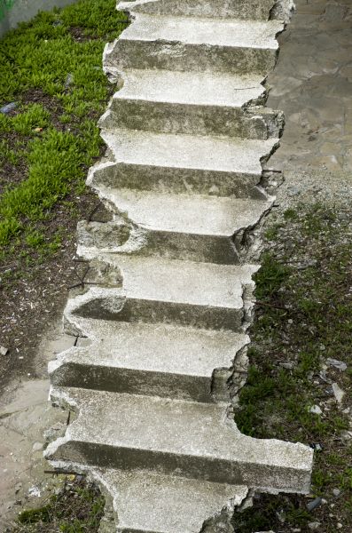 Concrete Steps Demolition in Greenville